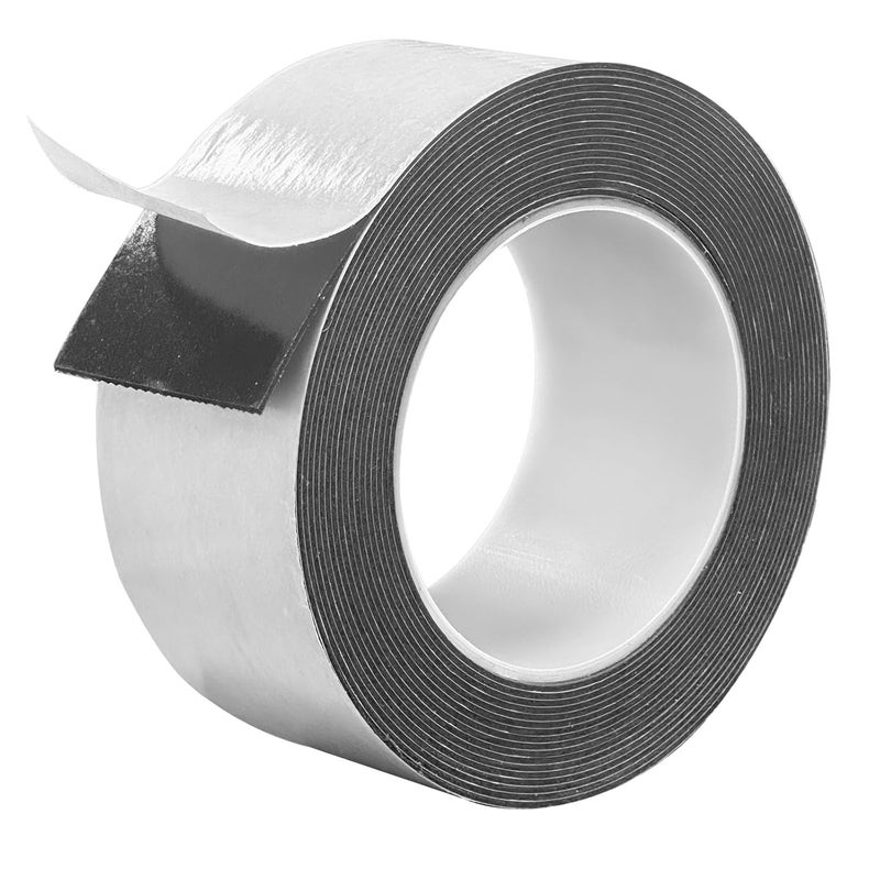 Hasaky Damage Free Removable Wall Tape 18ft, Heavy Duty Double Sided Tape Black, Picture Hanging Strips Replacement, Mounting Tape Adhesive Strips for Poster Carpet Rug Art Craft Scrapbook - Image 1